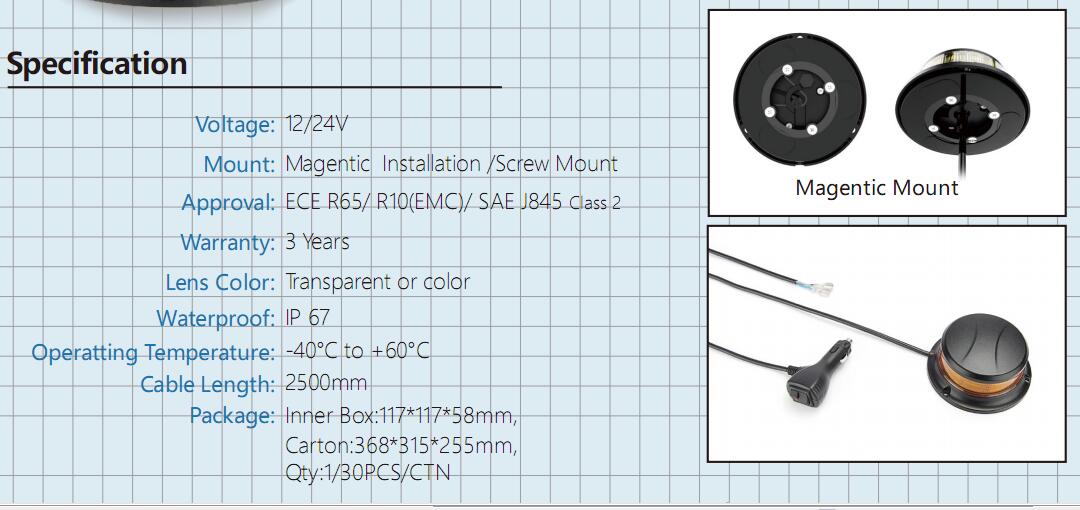 HONGCHANG-Best Amber Vehicle Led Strobe Lights Manufacture