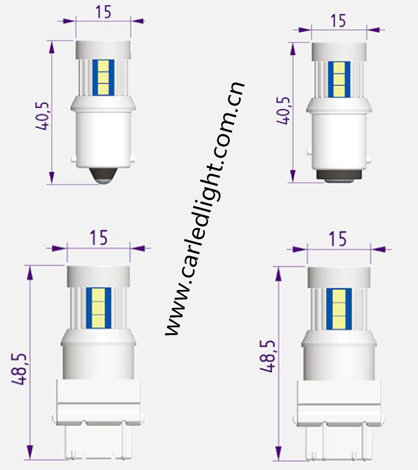 HONGCHANG-Professional Car Led Turn Signal T15 Led Car Bulbs Supplier