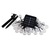 Solar String Lights 30 LED 21ft 8 Mode Bubble Crystal Ball Christmas Fairy String Lights for Outdoor