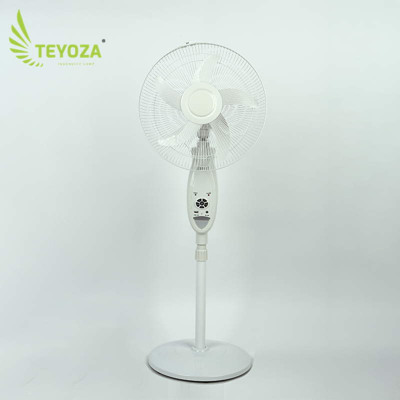 12V Battery Rechargeable Stand Fan Pedestal Fan With Remote