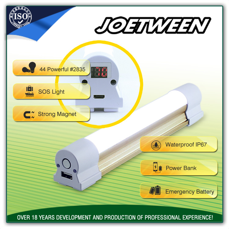 Magnet rechargeable LED portable emergency working camping light