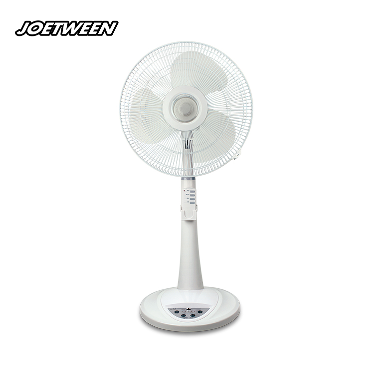 CE CB IEC certificated height adjustable battery fan 26W floor stand emergency light fan