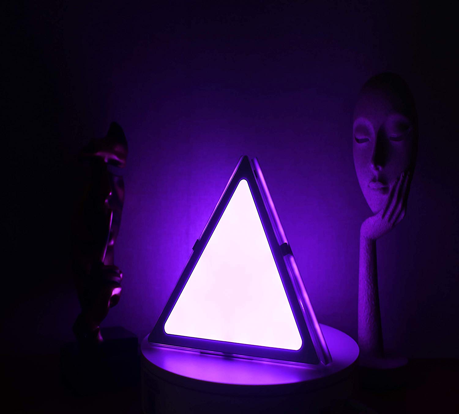 Hot Sale APP/Music Control DIY Intelligent Magic Color Smart RGB Triangle LED Panel Light