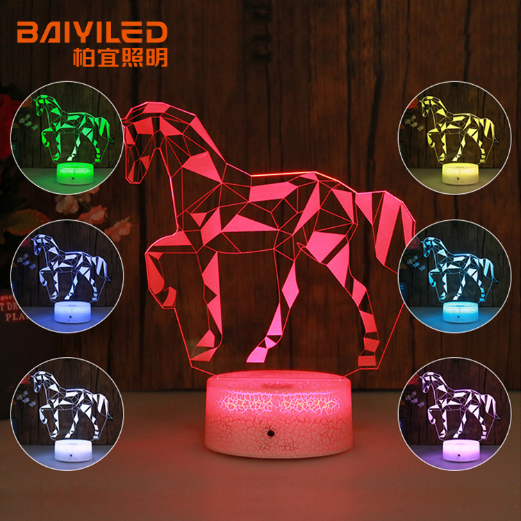 Hot sale Angel Animal Led Lamp Alarm Clock Night Light