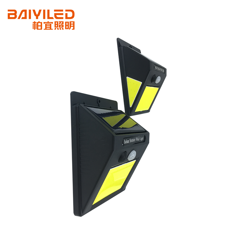 Motion Sensor rechargeable Camping Wall 8 Led Solar Light with battery