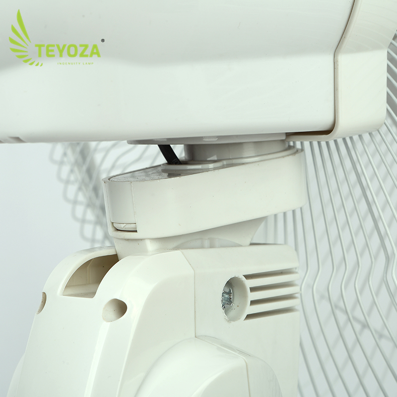 Battery and electric rechargeable led solar stand fan