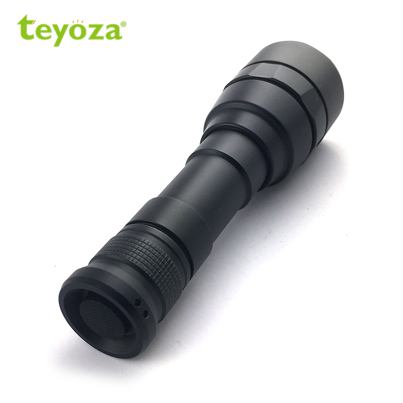 Powerful Luminous Rechargeable  LED Waterproof Flashlight