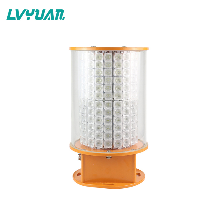 FAA ICAO High Intensity IP68 LED Chimney Aviation Warning Light