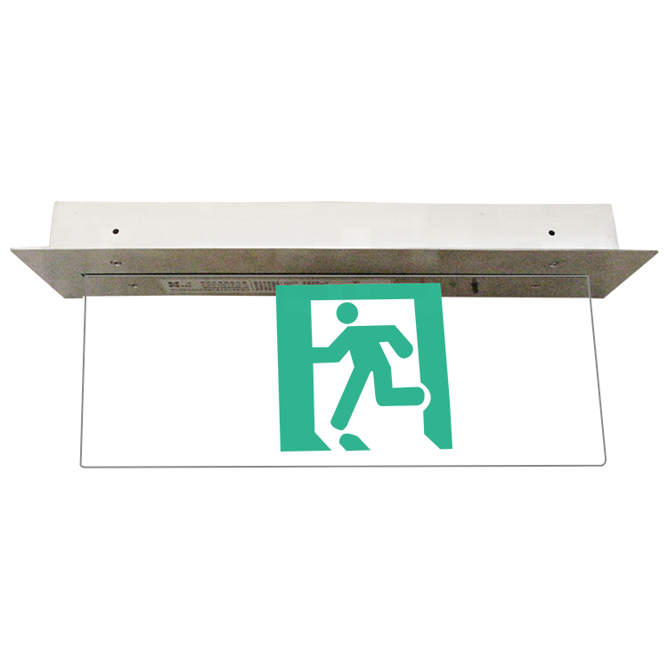 LST model 132 factory design led rechargeable emergency exit sign lights with battery back up