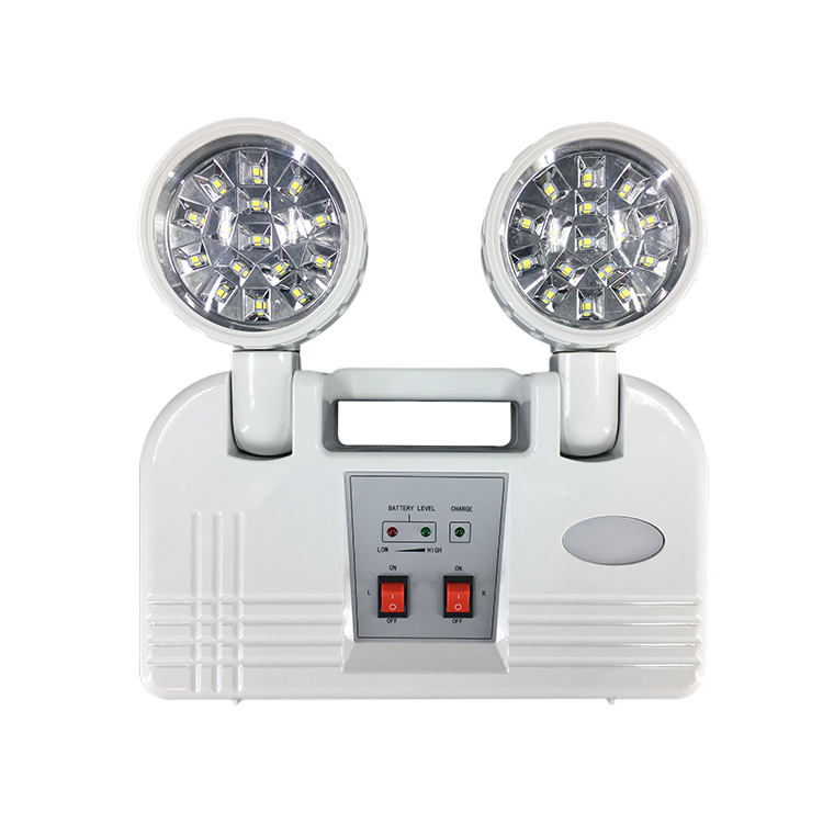Rechargeable Battery Back Up Twin Spot Cb Approved Emergency Led Lighting Luminaire Corridor Fixture Two Head Light