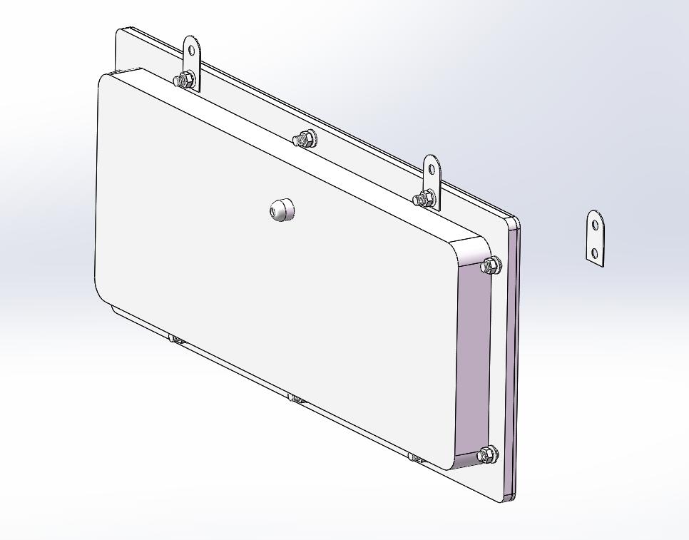 LST Wholesale IP65 exit sign with battery backup led sign lights