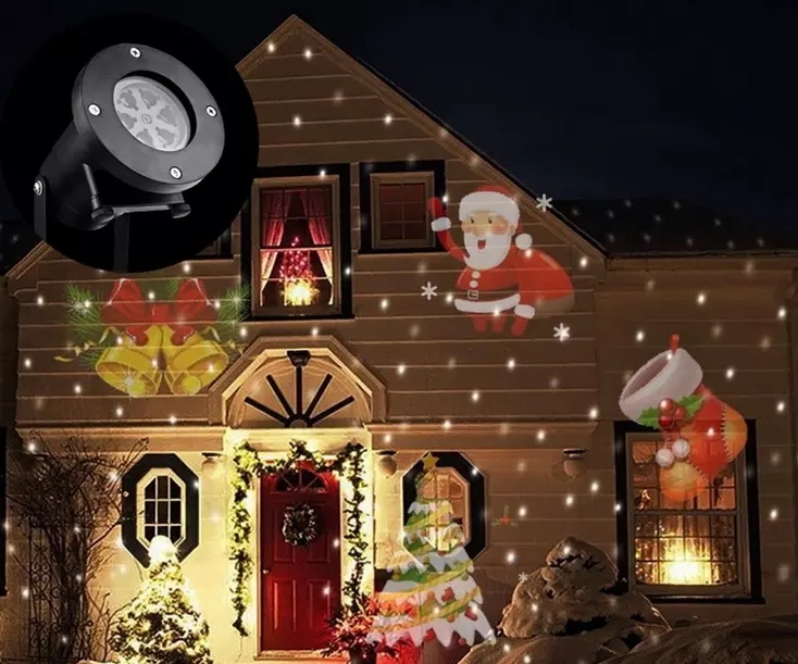 Colorful New LED Indoor Outdoor Holiday Light Christmas Tree Topper Star Lights Lamp Xmas Decoration Lighting