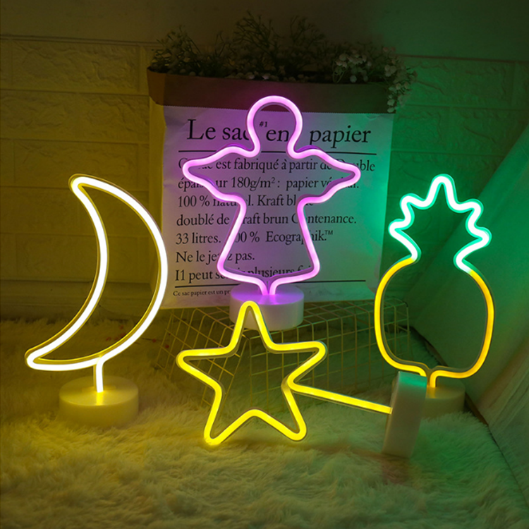 12v Orange Led Flex Rope Battery Love Bar Neon Light