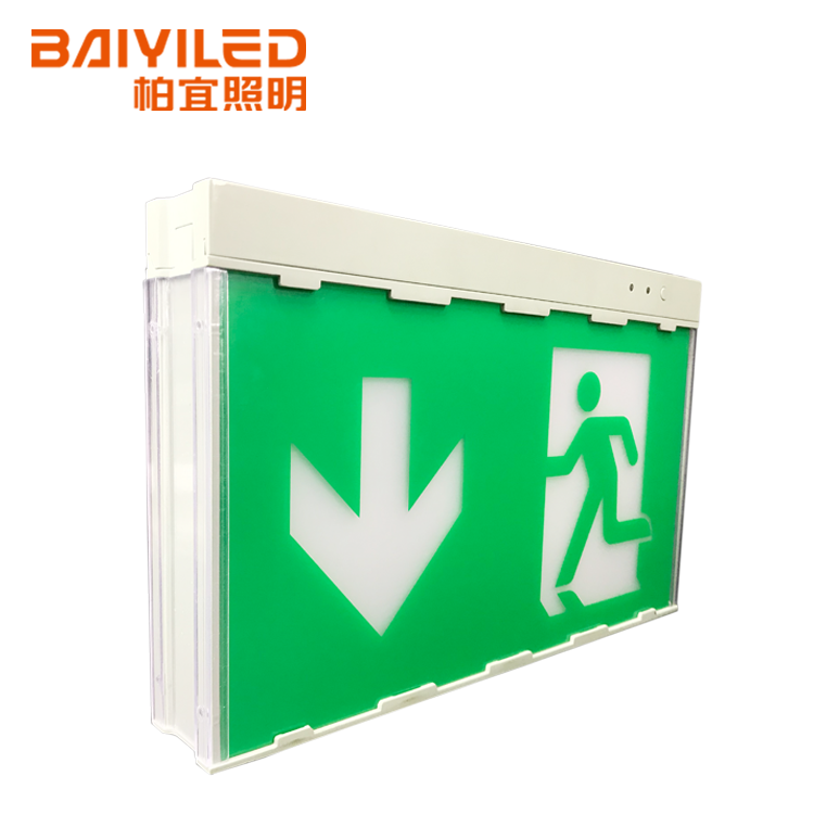 Wholesale Price Green Exit Box Fire Led Surface Mount Emergency Light