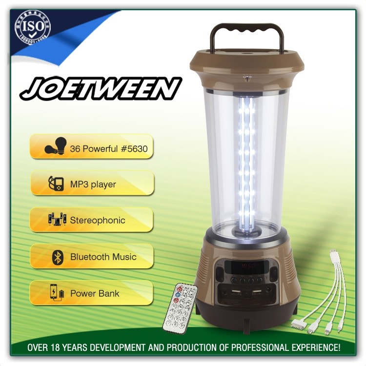 Waterproof LED Rechargeable Solar Tent Inflatable Light for Camping Hiking lantern