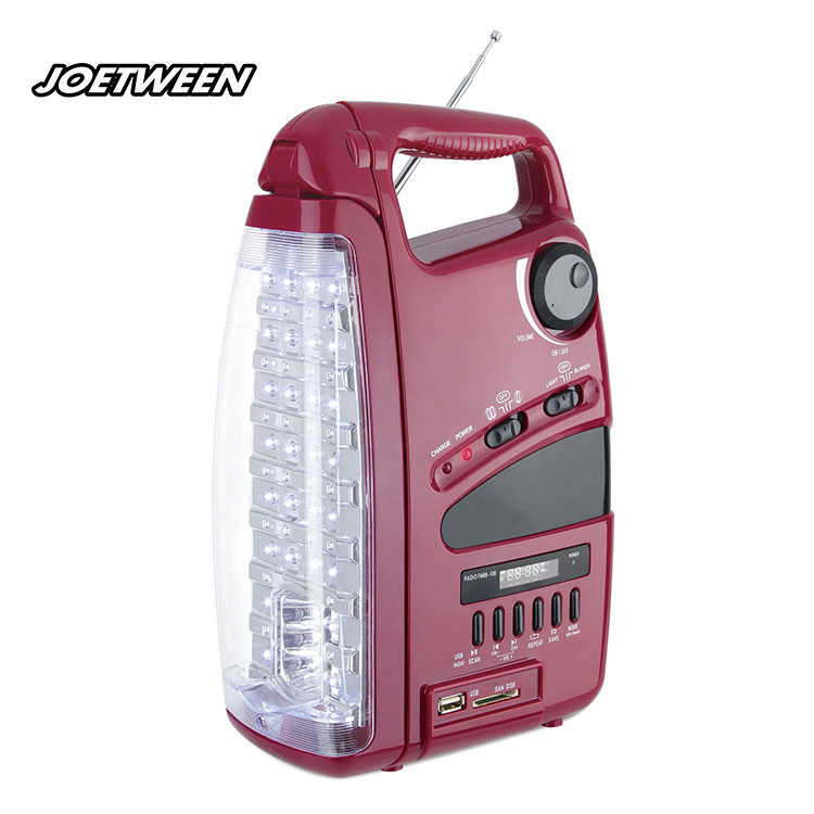 Teyoza best solar  Rechargeable LED Emergency Lantern led powerful  with Media System for camping