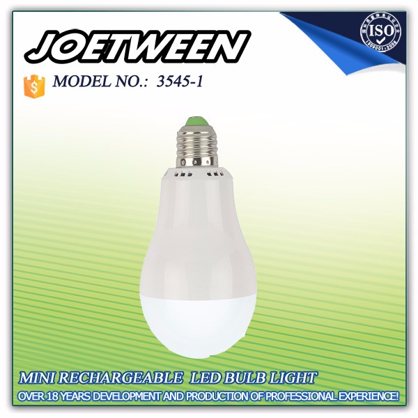 Remote control solar rechargeable 18 powerful led chip 9w led bulb