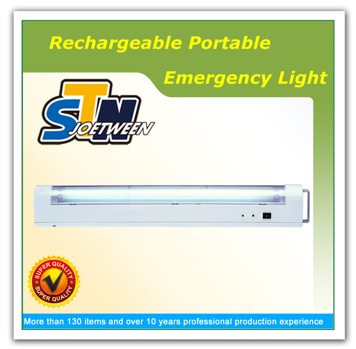 Portable rechargeable battery operated fluorescent lights tube