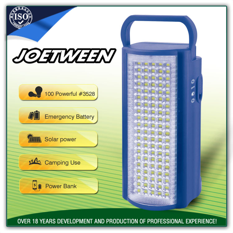 Multi-purpose solar camping light solar lantern with handle and hook for emergency lighting