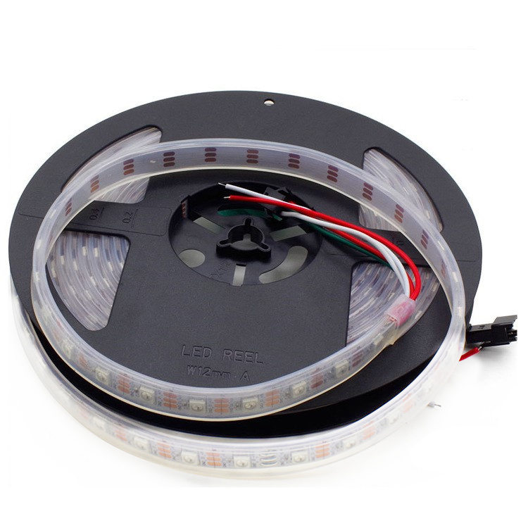 rgb 5050 smd led strip light 5v dc 144 leds ws2812b,led tape 144leds programmable lights, led
