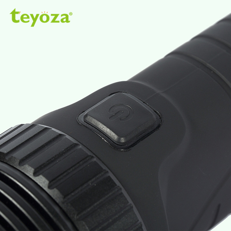 Rechargeable Portable RotateTactical High Torch Powerful Waterproof Underwater Diving led Flashlight