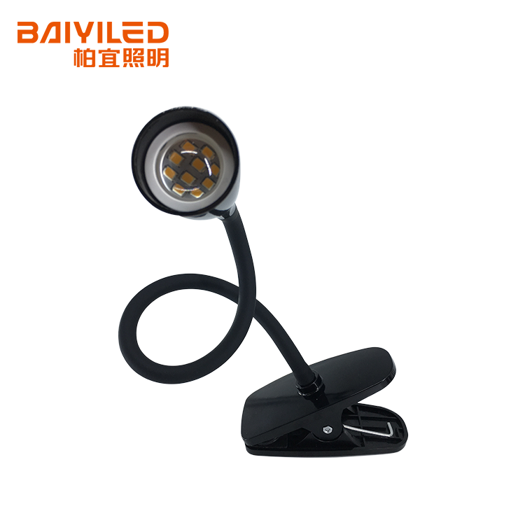 Flexible Snake Hotel Rechargeable Study Led Reading Lamp Headboard Mount