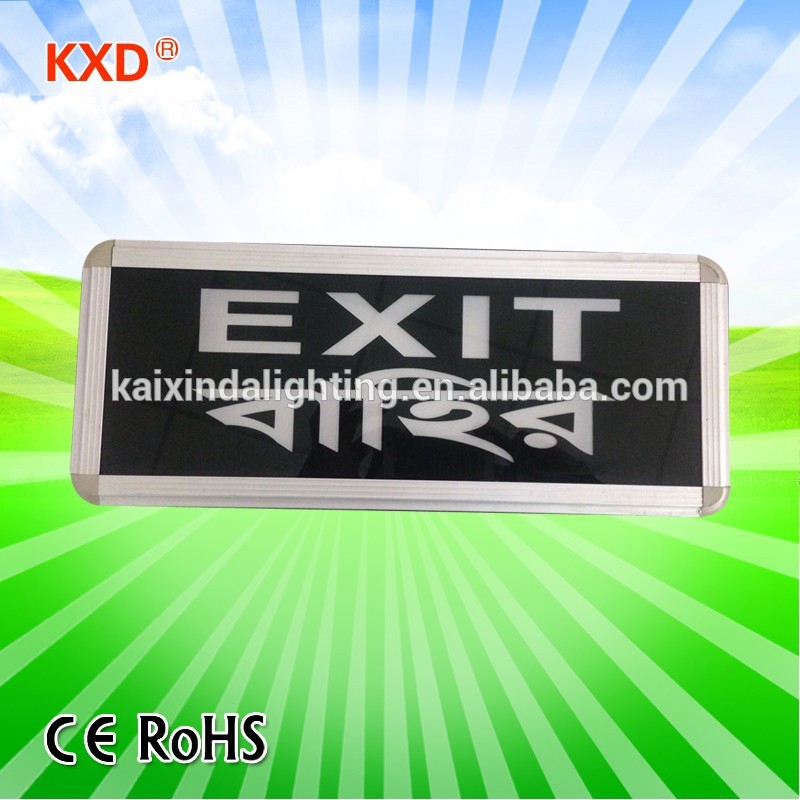 4PCS led 3w fire emergency exit sign light