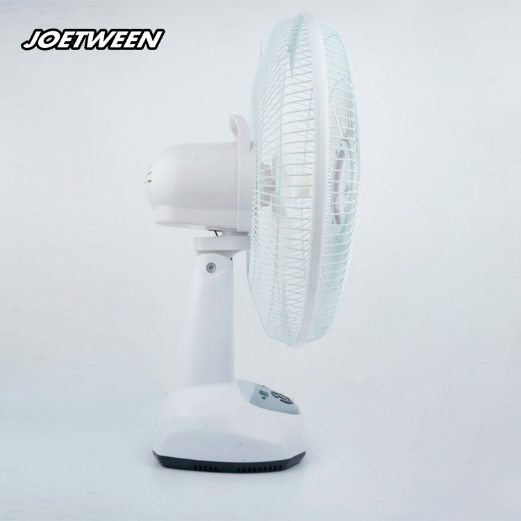 AC/DC function solar powered fan with led light