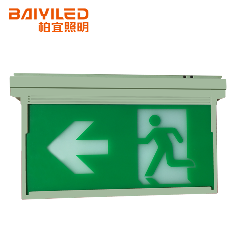 Light Fixture An Ceiling/Wall Mounted Fire Customize Emergency Led Illuminated Exit Sign