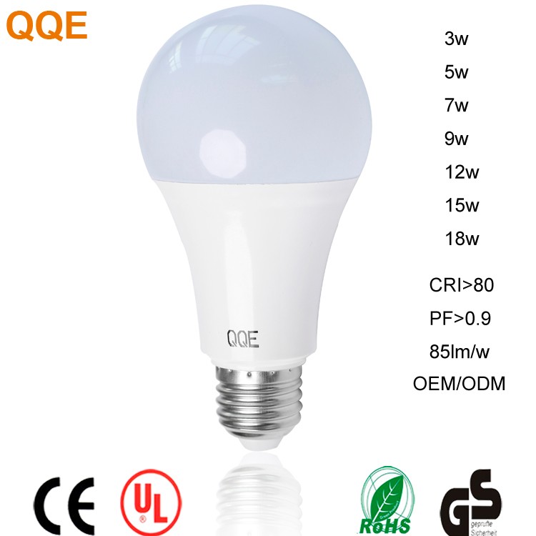 China manufacturers of led bulbs bayonet type or edison screw E27 lamp led a19 bulbs ul