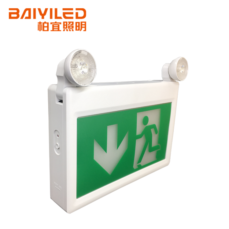 Signage Battery Backup 4.5W Lighted Emergency Super Led Edge Lit Exit Sign