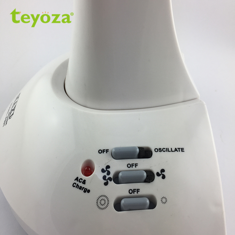 Powerful Battery And Super Wind 14/16 Inch Rechargeable Table Fan