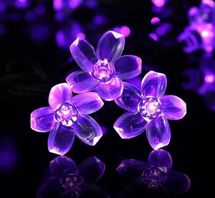 Amazon Hot Sell 20LEDs Moon Shape Christmas Decoration Waterproof Outdoor Garden Solar Powered LED String Lights