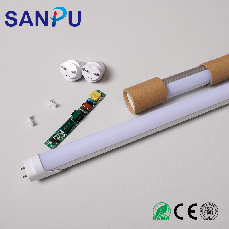 2 years warranty 4ft 1.2 T8 18w led tube light fixture Tube