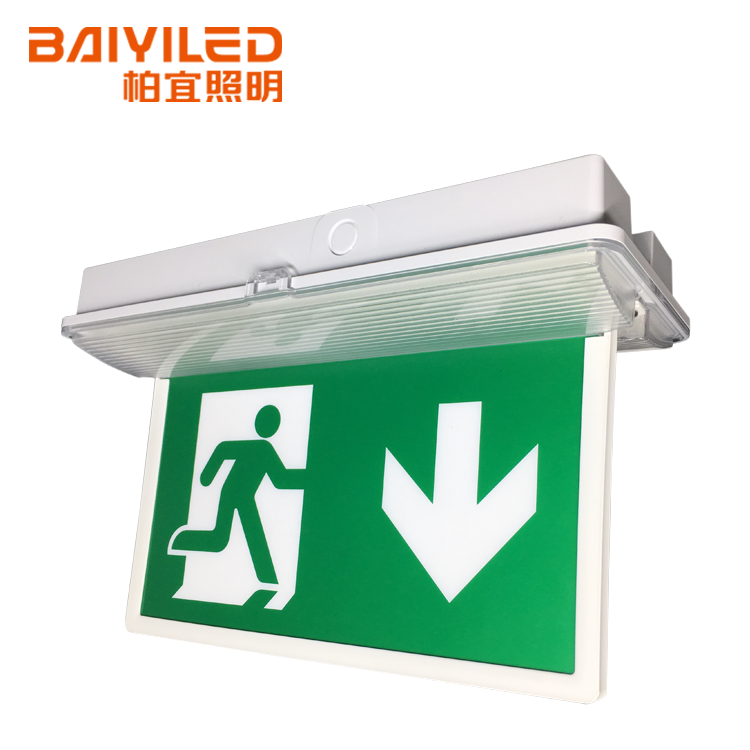 Newest Design Doubleside Led Emergency Double-side Safety Exit Sign