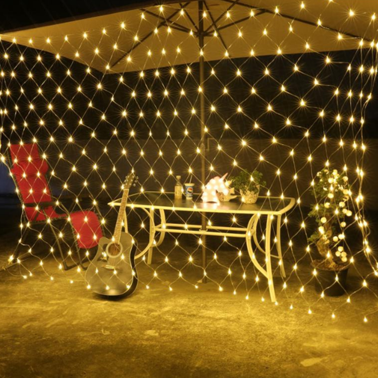 Programmable Triangle Large RGB Christmas Solar Fish Christmas Led Net Fairi Light