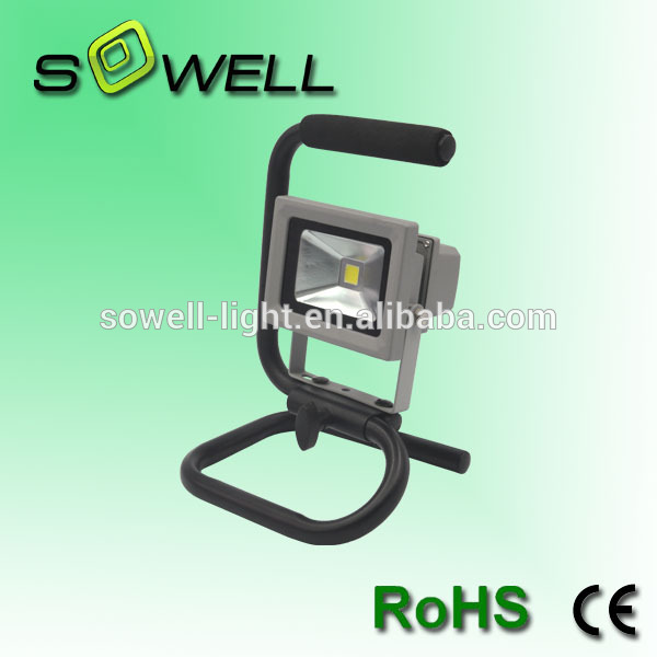 85-265V 10W Epistar aluminum CE/RoHS COB LED flood light work lights