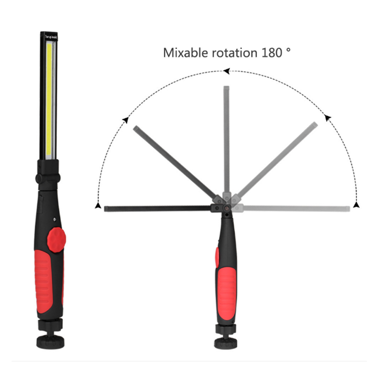 Rechargeable Magnet 10W Cob Magnetic Base Led Work Light Ip69