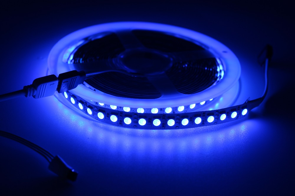DC12v 120leds/m RGB led strip 5050 5m/reel double row warm white/white led tape light