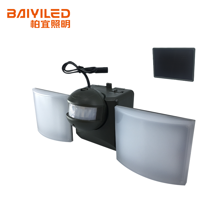 500W Long Distance Led Solar 10W Motion Sensor Security Flood Light Camera