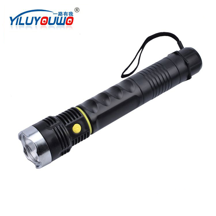 Plastic rechargeable COB led flashlight