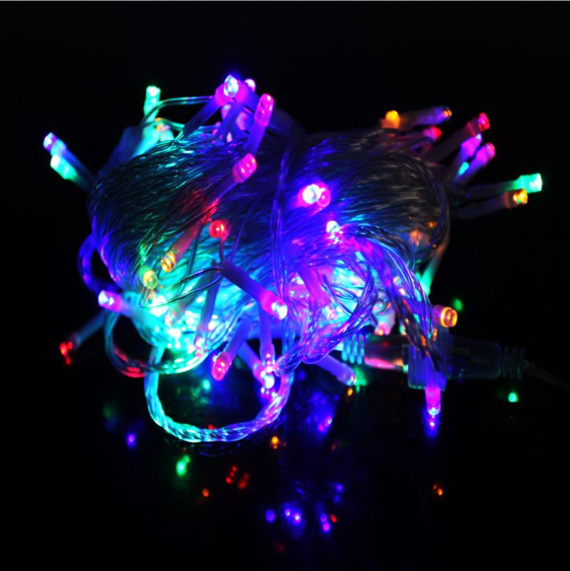 Firework LED String Light 8 Modes Dimmable Fairy Lights with Remote Control Battery Operated Hanging Starburst Lights
