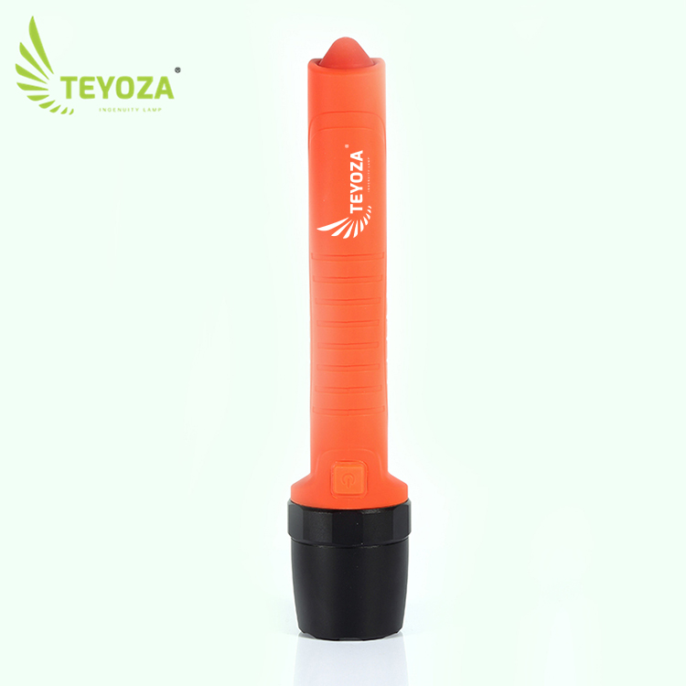 teyoza mini DC 5V high power rechargeable LED waterproof  flashlight with safety hammer
