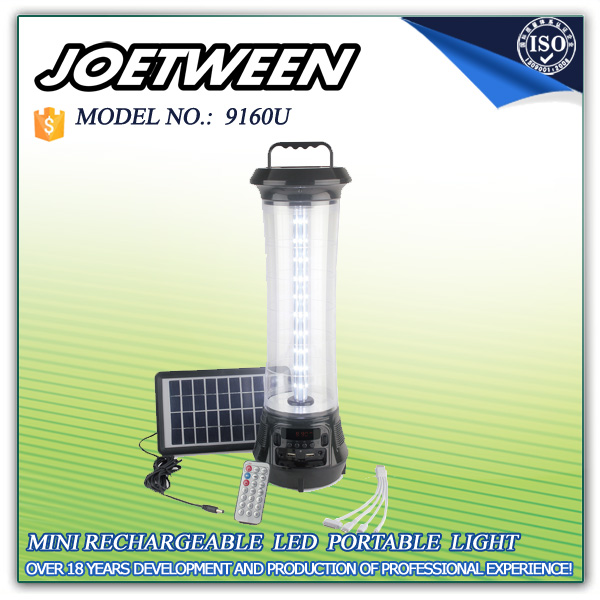 portable solar camping lamp led lantern rechargeable camping light