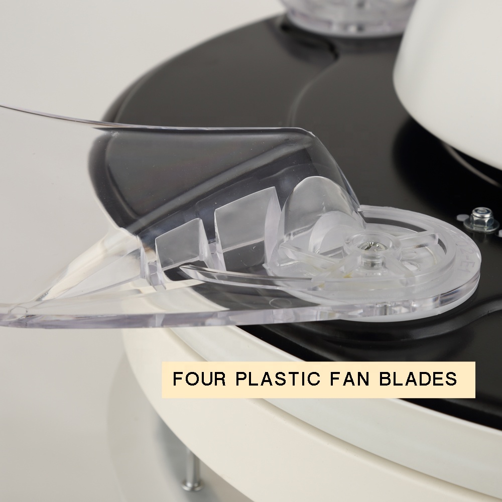 Fancy Decorative Hanging Modern Electric Led Ceiling Fan Lighting 42 Inches 68w Invisible Bladeless Ceiling Fan With Led Light