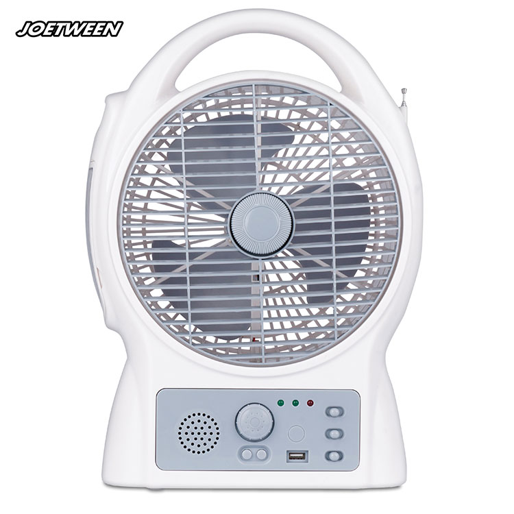 Support over charge protect rechargeable led light fans fan with box