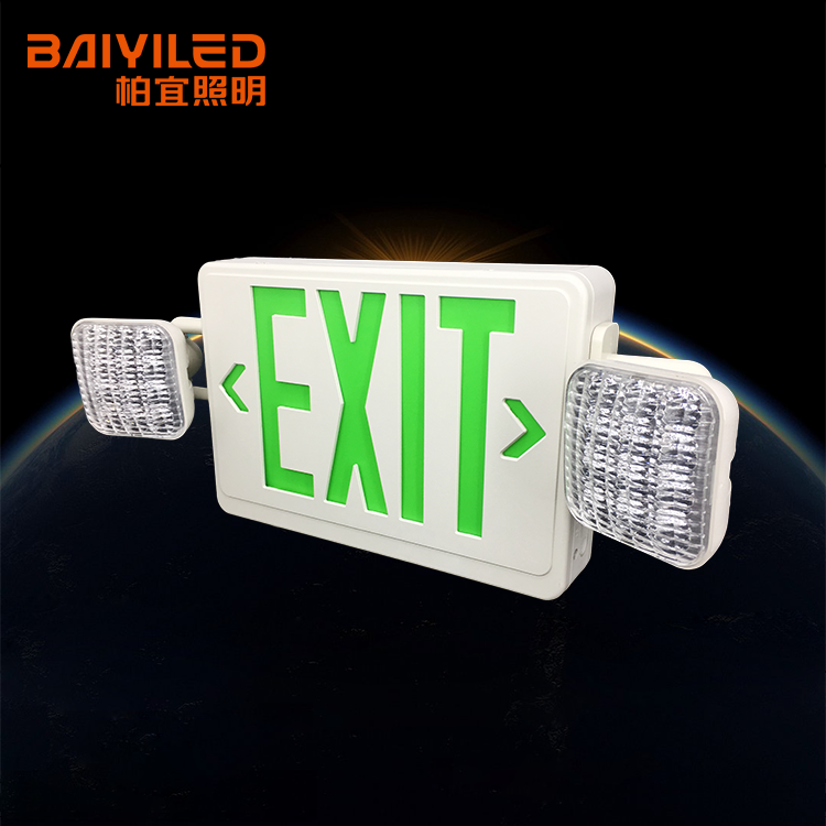 Emergency Exit Working Hotel Room Selfcontained Twin Spot Led Light with ce and rohs
