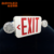 Red Hang Emergency Led Box Automatic Glow In The Dark Running Man Exit Sign