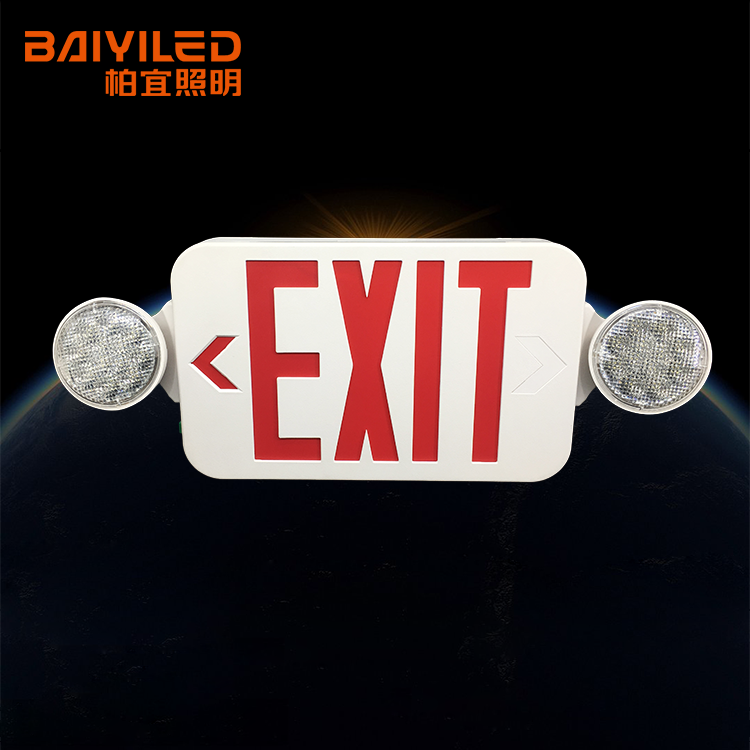 Battery Operated Double Side Emergency Led Running Man Light Slim Exit Sign
