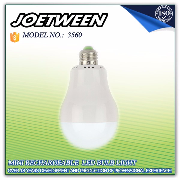 Wholesale E27 ABS plastic  rechargeable smart led bulb light lamp